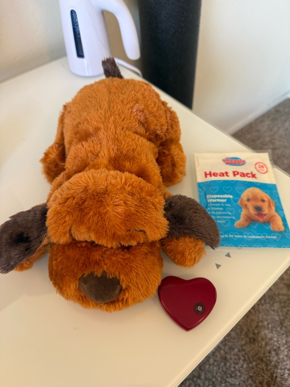 Snuggle Puppy with Heartbeat and Heat Pack